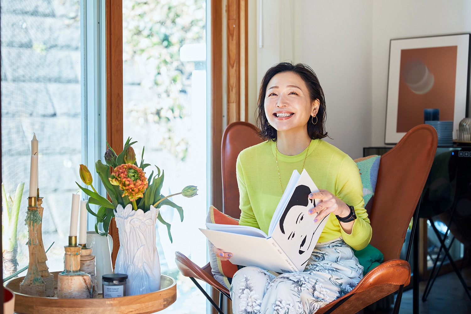 【受注商品・未使用】yuko kurosawa黒沢祐子プロデュースショートパンツ interview_220407_01.jpg